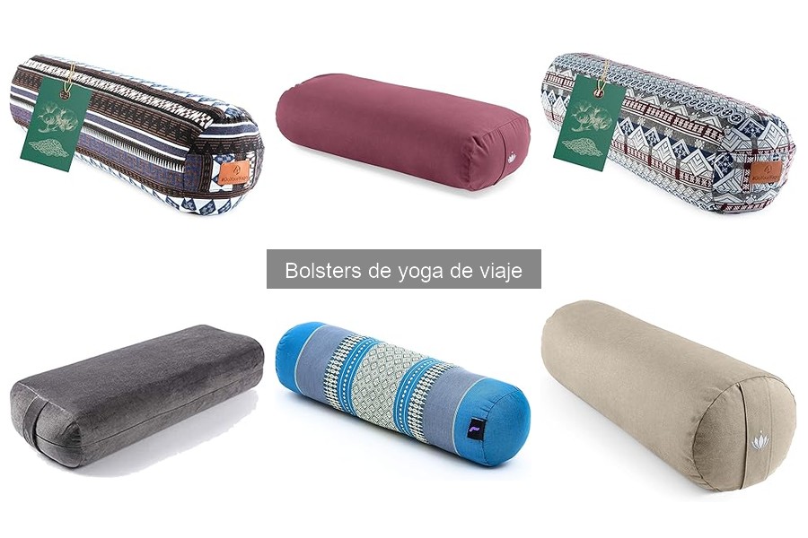 Diferencias entre materiales de bolsters de yoga de viaje
