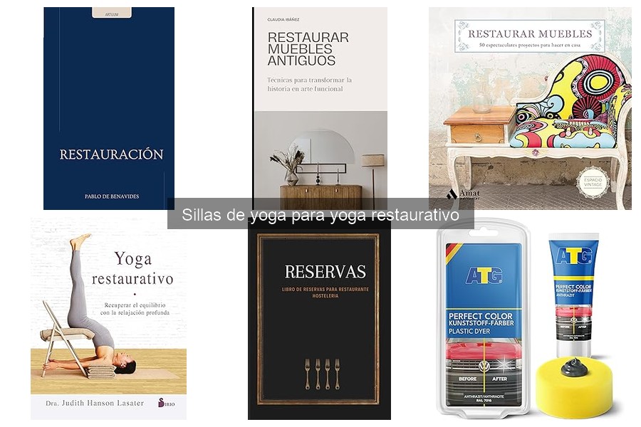 Ejercicios de yoga restaurativo con sillas para casa