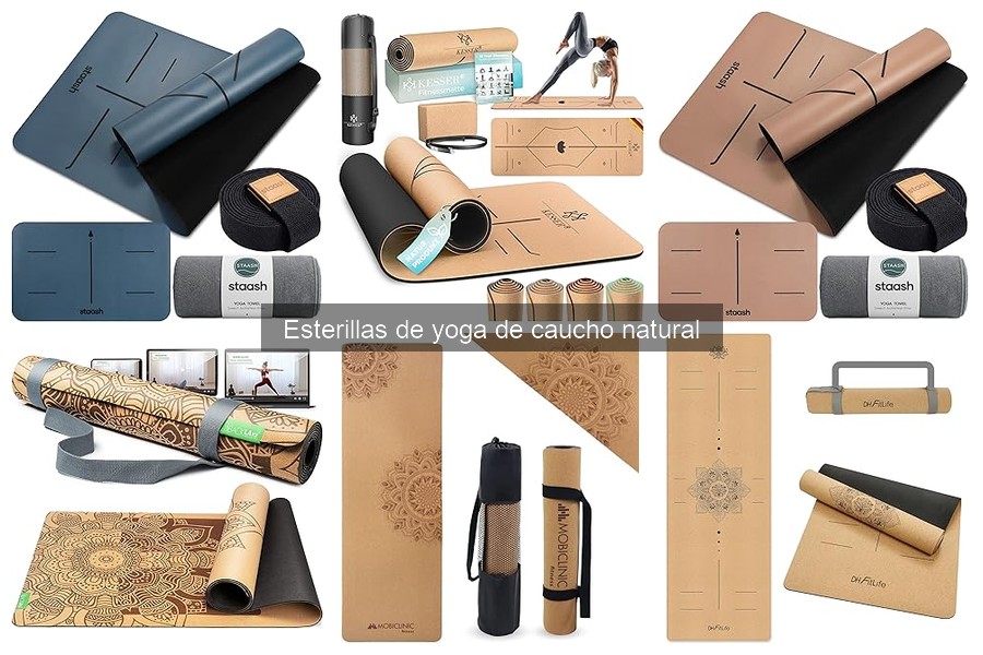 Esterillas de caucho natural vs. otros materiales naturales