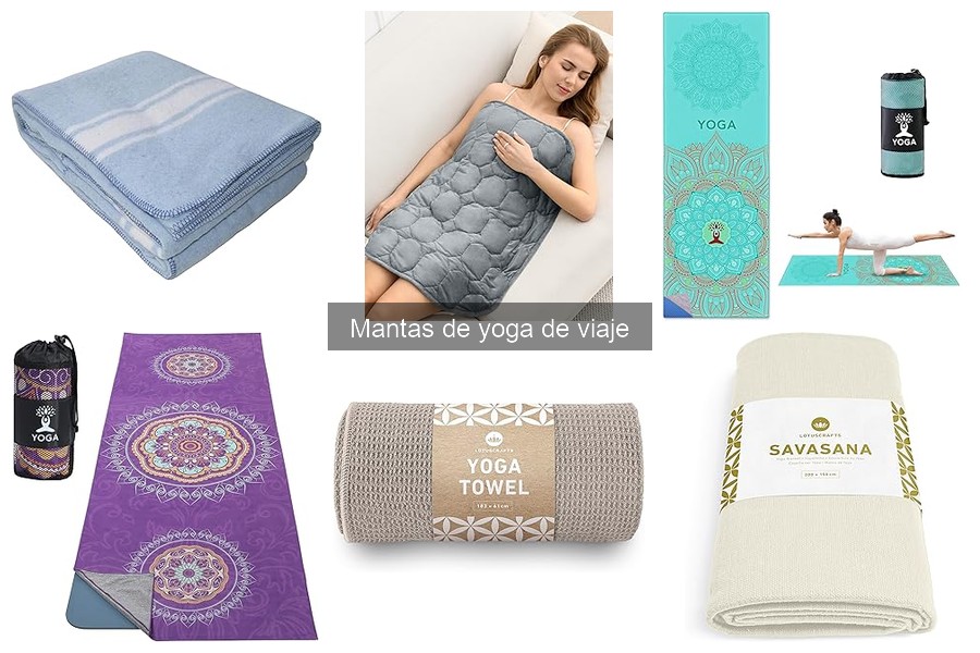 Mantas de yoga de viaje: climas cálidos vs fríos