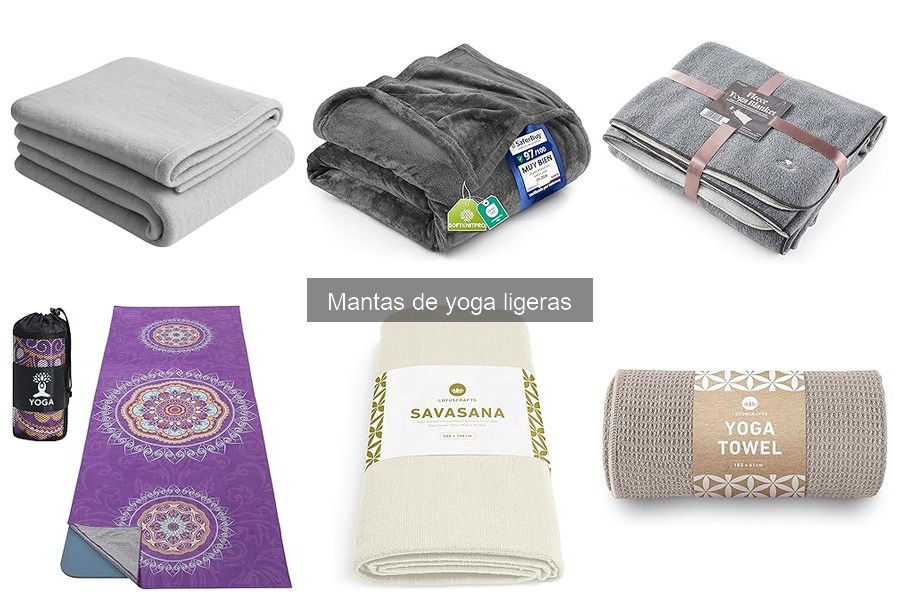 Mantas de yoga ligeras: Dónde comprarlas al mejor precio