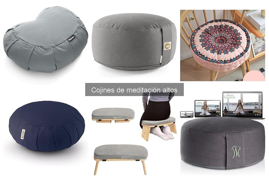 Mantenimiento y limpieza de cojines de meditación altos