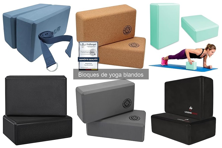Materiales de bloques de yoga blandos para una práctica cómoda
