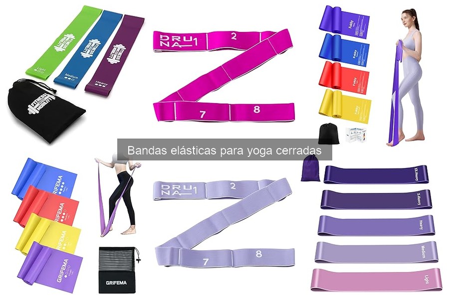 Mejores bandas elásticas para rehabilitación y yoga
