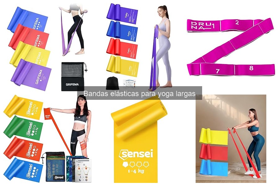 Mejores bandas elásticas para yoga largas según principiantes