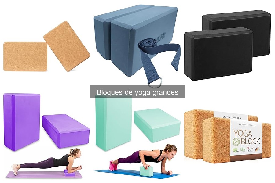 Mejores bloques de yoga grandes para principiantes: Comparativa