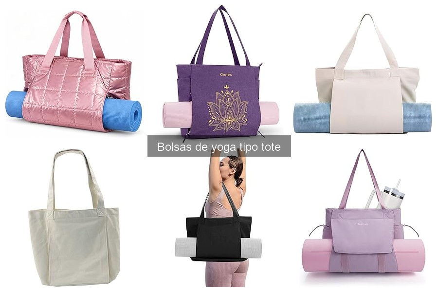 Mejores bolsas de yoga tipo tote para practicar en casa
