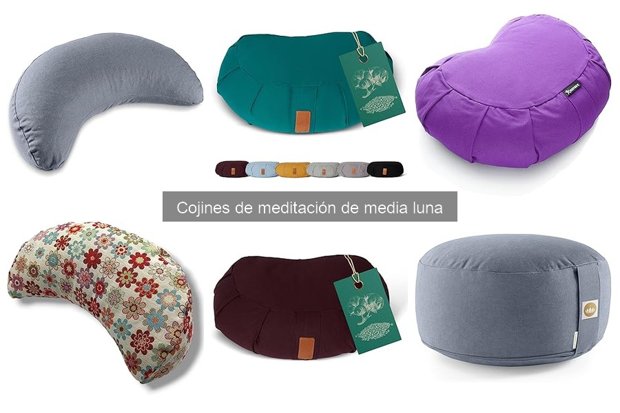 Mejores cojines de meditación de media luna para principiantes