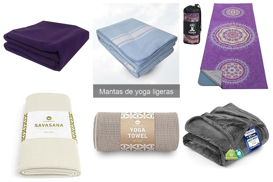 Mejores mantas de yoga ligeras para cada tipo de práctica