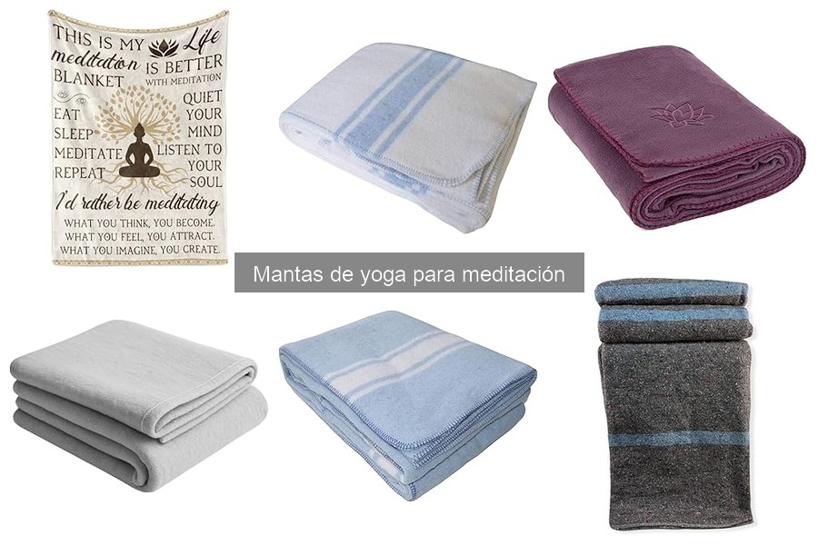 Mejores mantas de yoga para meditar en casa