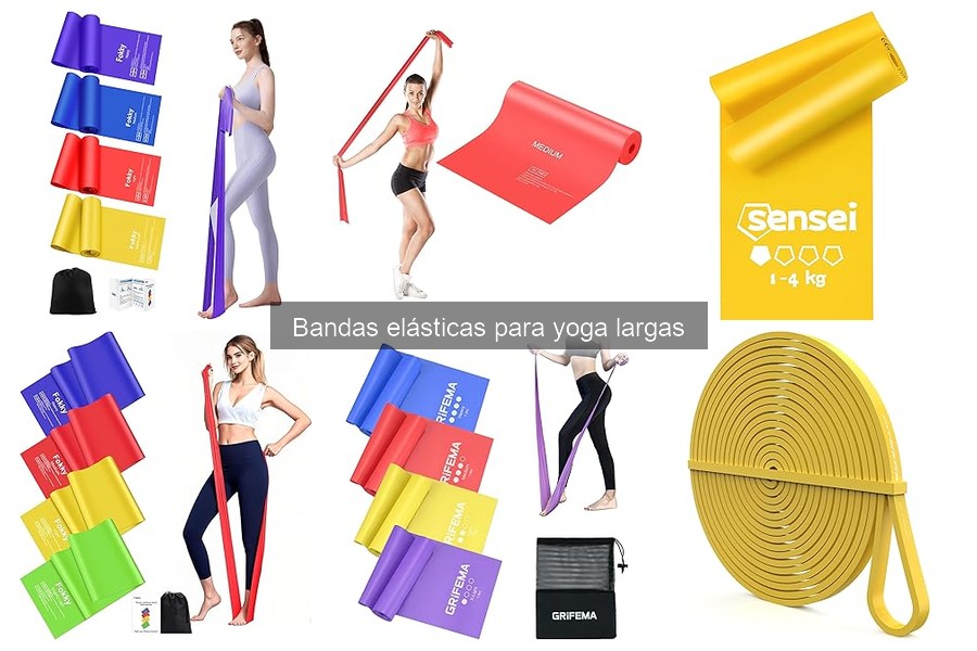 Mejores marcas de bandas elásticas largas para yoga