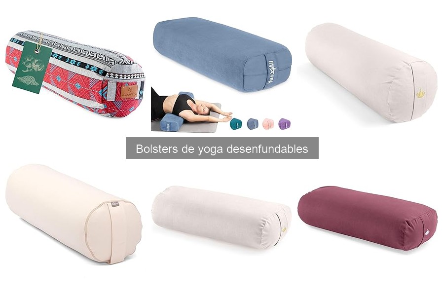 Mejores materiales para bolsters de yoga desenfundables