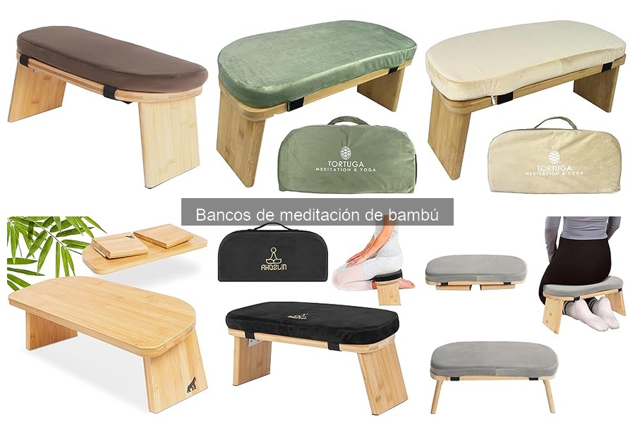 Mejores Ofertas de Bancos de Meditación de Bambú