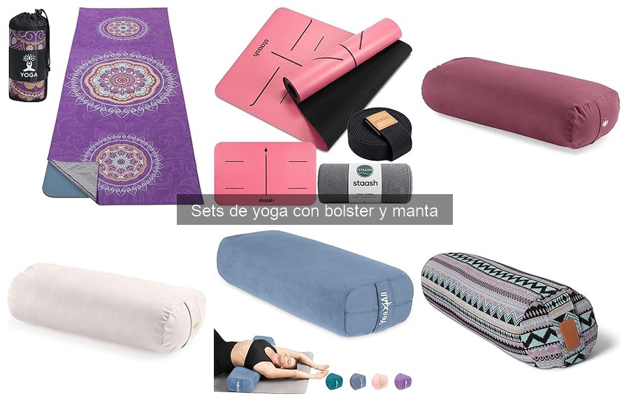 Mejores sets de yoga con bolster y manta en Amazon