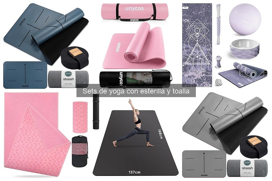 Mejores sets de yoga con esterilla y toalla para principiantes
