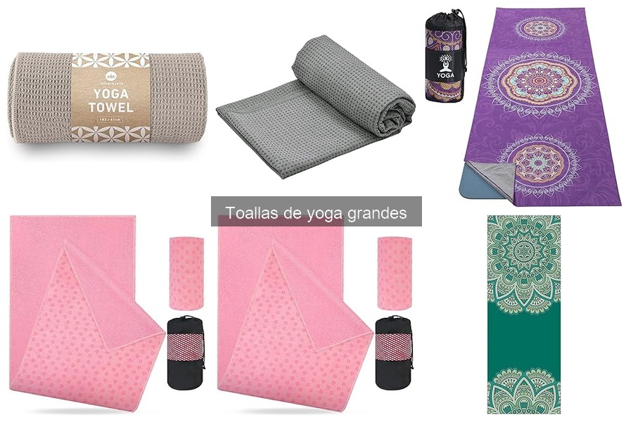 Mejores toallas de yoga grandes: comparativa de marcas