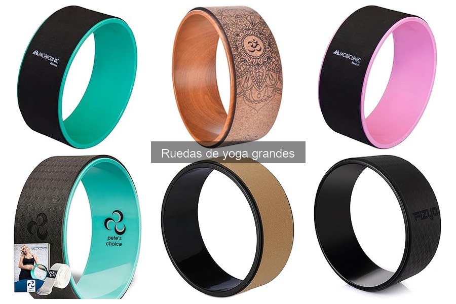 Opiniones sobre ruedas de yoga grandes Relaxdays y XTREXO