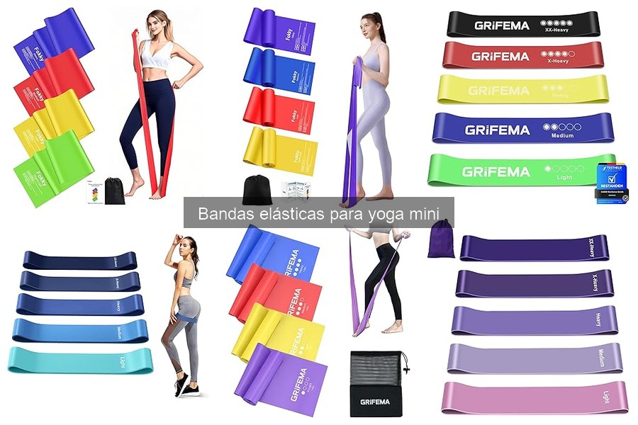 Precio promedio de bandas elásticas para yoga mini