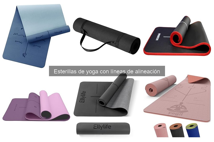 Precios de esterillas de yoga con líneas de alineación