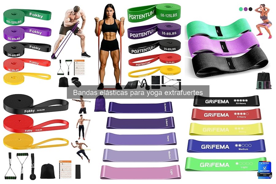 Problemas comunes al usar bandas elásticas para yoga extrafuertes