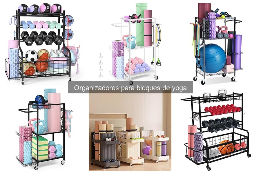 Problemas comunes al usar organizadores para bloques de yoga