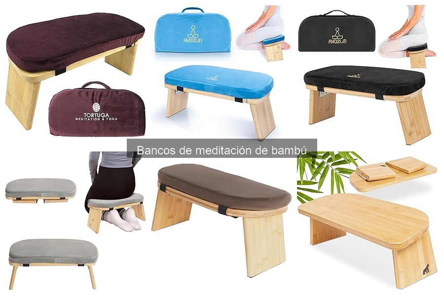 ¿Qué es un banco de meditación de bambú? Beneficios y características