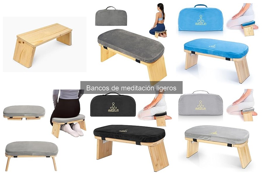 ¿Qué es un banco de meditación ligero? Características y usos
