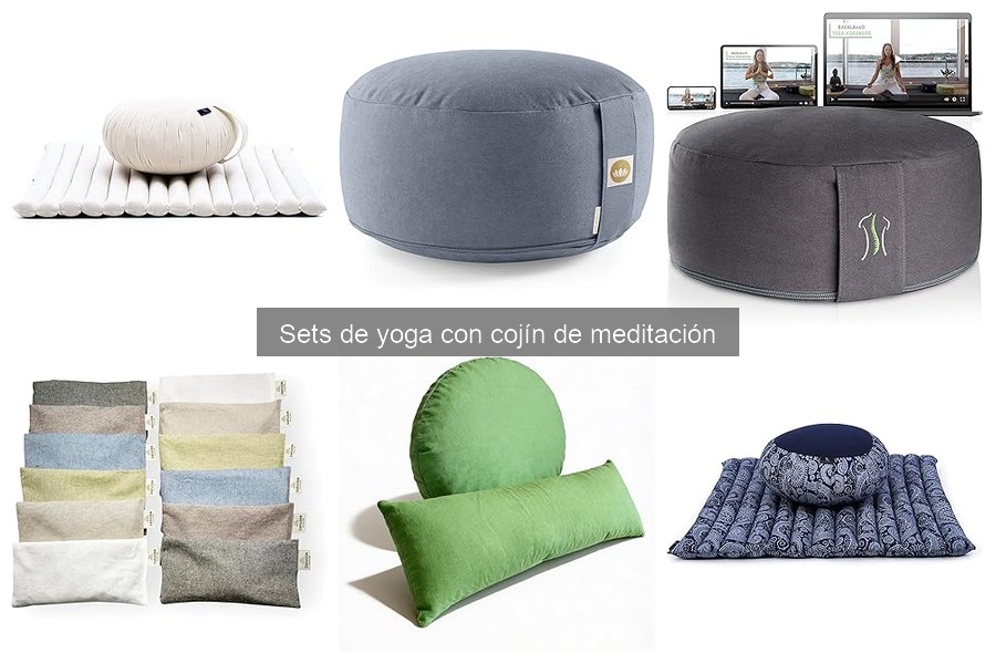 ¿Qué es un set de yoga con cojín de meditación?