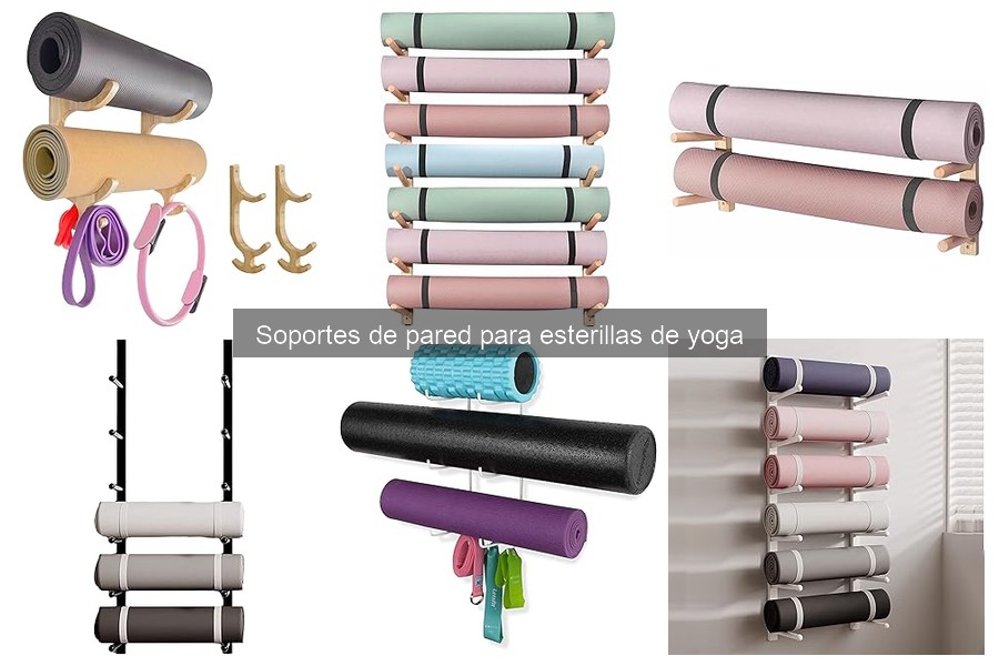 ¿Qué es un soporte de pared para esterillas de yoga?