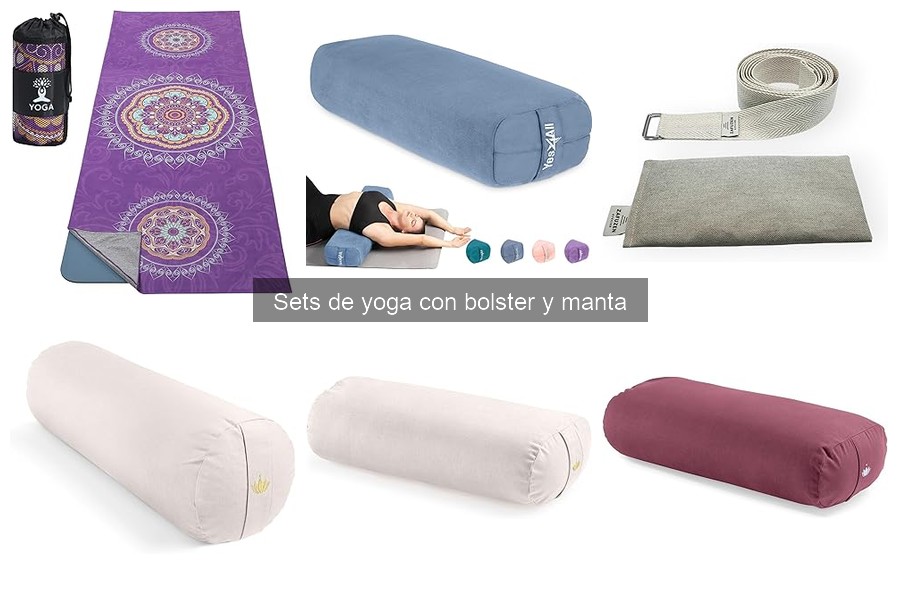 ¿Qué incluye un set de yoga con bolster y manta?