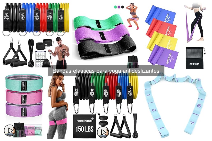 Qué son las bandas elásticas antideslizantes para yoga