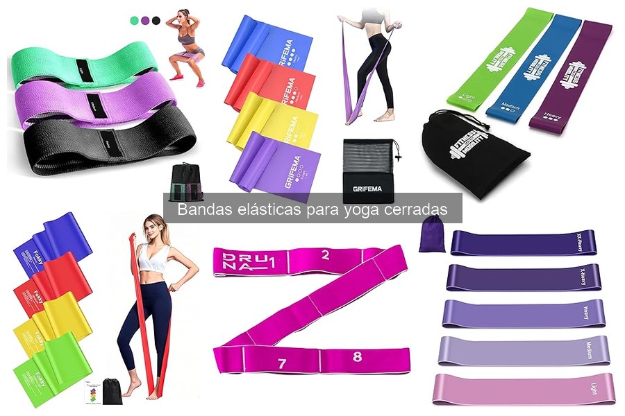 ¿Qué son las bandas elásticas cerradas para yoga?