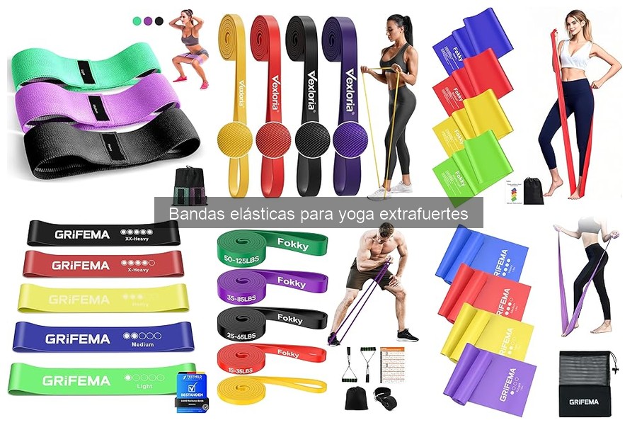 ¿Qué son las bandas elásticas para yoga extrafuertes?
