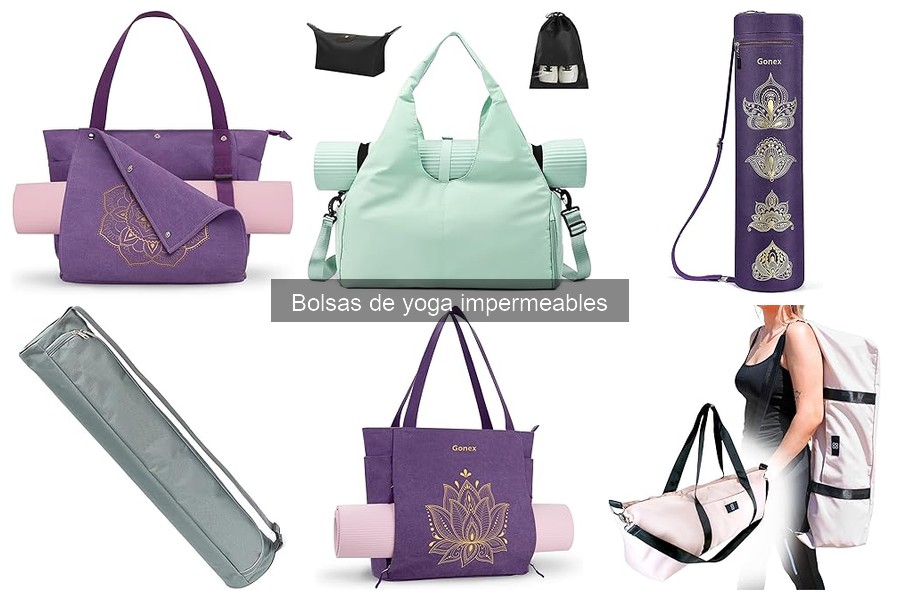 ¿Qué son las bolsas de yoga impermeables? Características y más