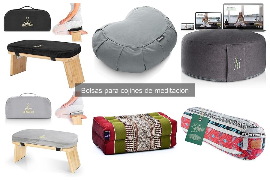 ¿Qué son las bolsas para cojines de meditación?