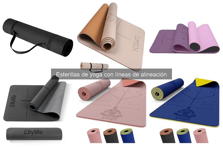 ¿Qué son las esterillas de yoga con líneas de alineación?