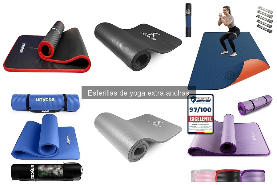 ¿Qué son las esterillas de yoga extra anchas? Beneficios y características