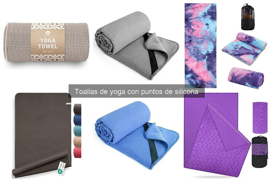 ¿Qué son las toallas de yoga con puntos de silicona?