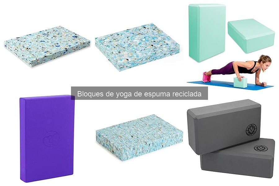 ¿Qué son los bloques de yoga de espuma reciclada?