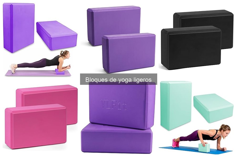 ¿Qué son los bloques de yoga ligeros? Beneficios y características