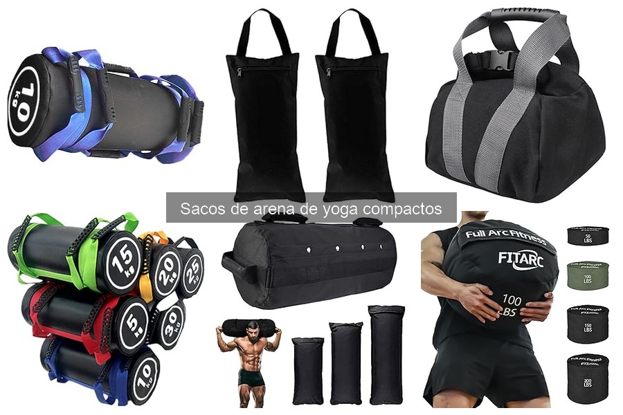 ¿Qué son los sacos de arena de yoga compactos?