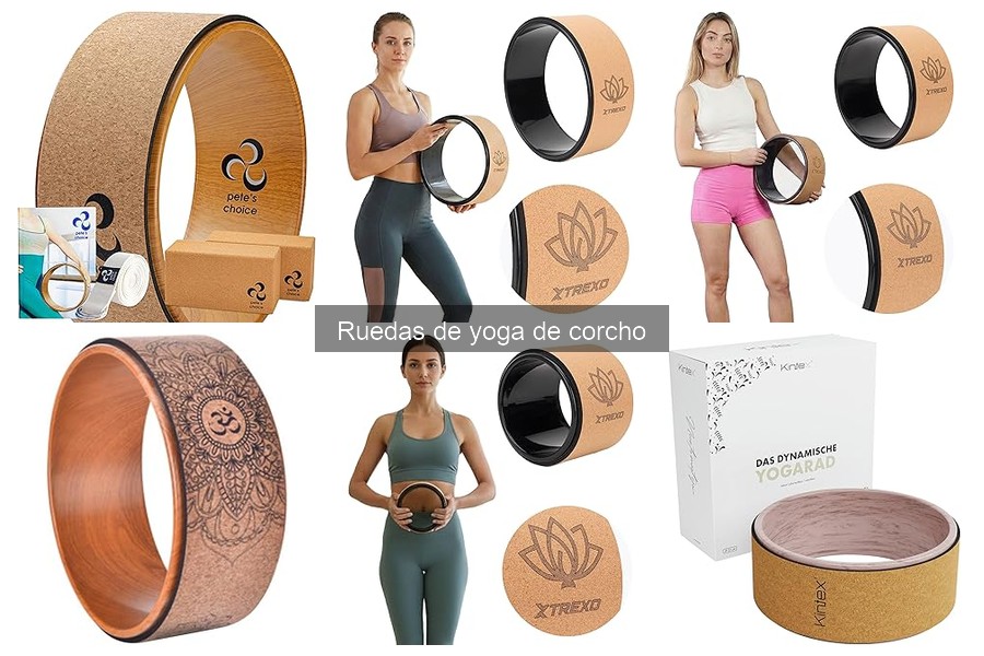 Ruedas de yoga de corcho: ideales para principiantes en yoga