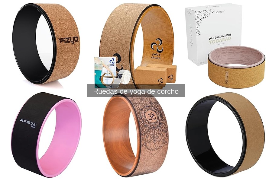 Ruedas de yoga de corcho vs plástico y madera: ¿cuál elegir?