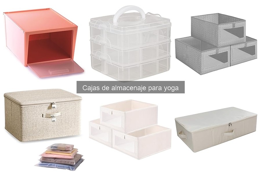 Soluciones creativas para almacenar material de yoga sin cajas