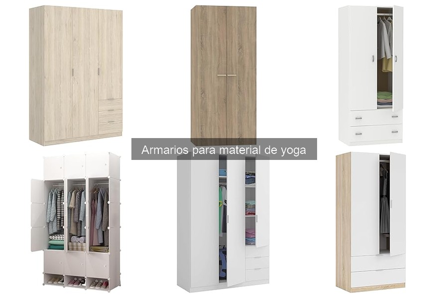 Tipos de armarios para material de yoga: Guía y estilos