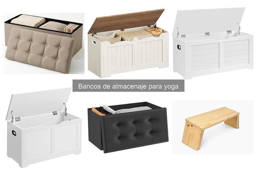 Tipos de bancos de almacenaje para yoga: guía completa