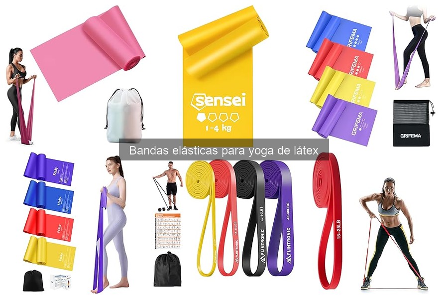 Tipos de bandas elásticas para yoga de látex y su uso
