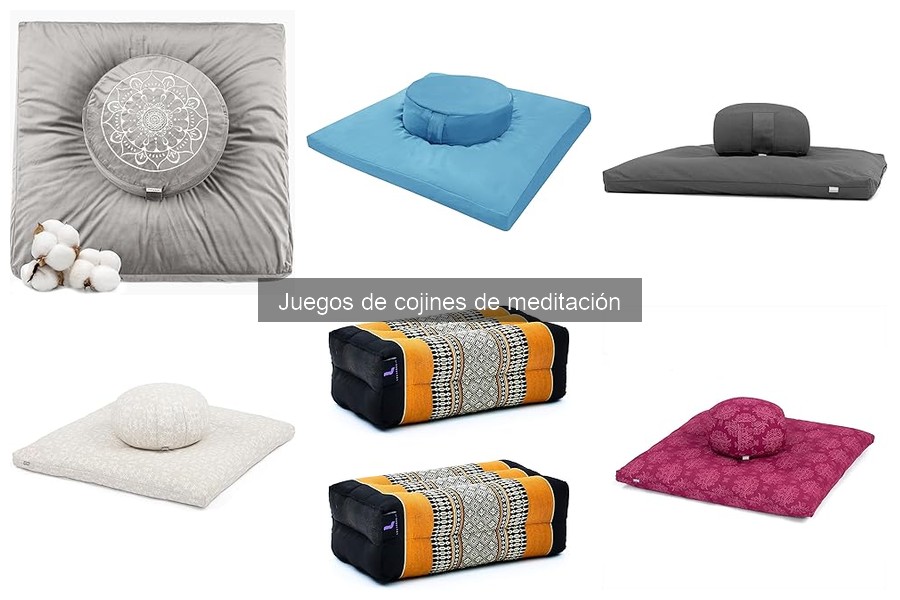 Tipos de cojines de meditación: diferencias y usos