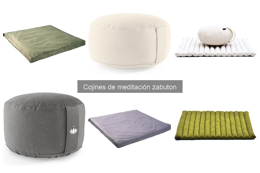 Tipos de cojines de meditación zabuton y sus características
