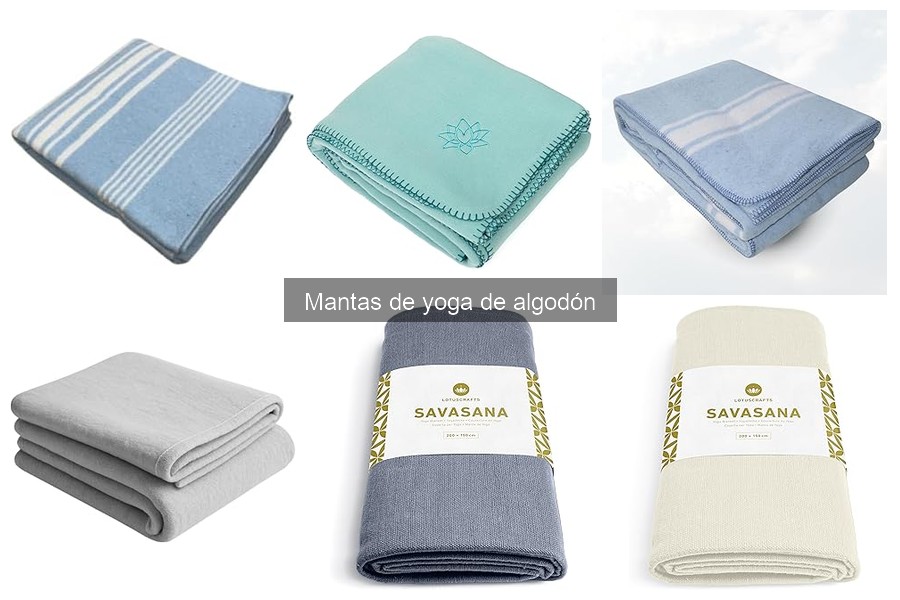 Tipos de mantas de yoga de algodón para tu práctica